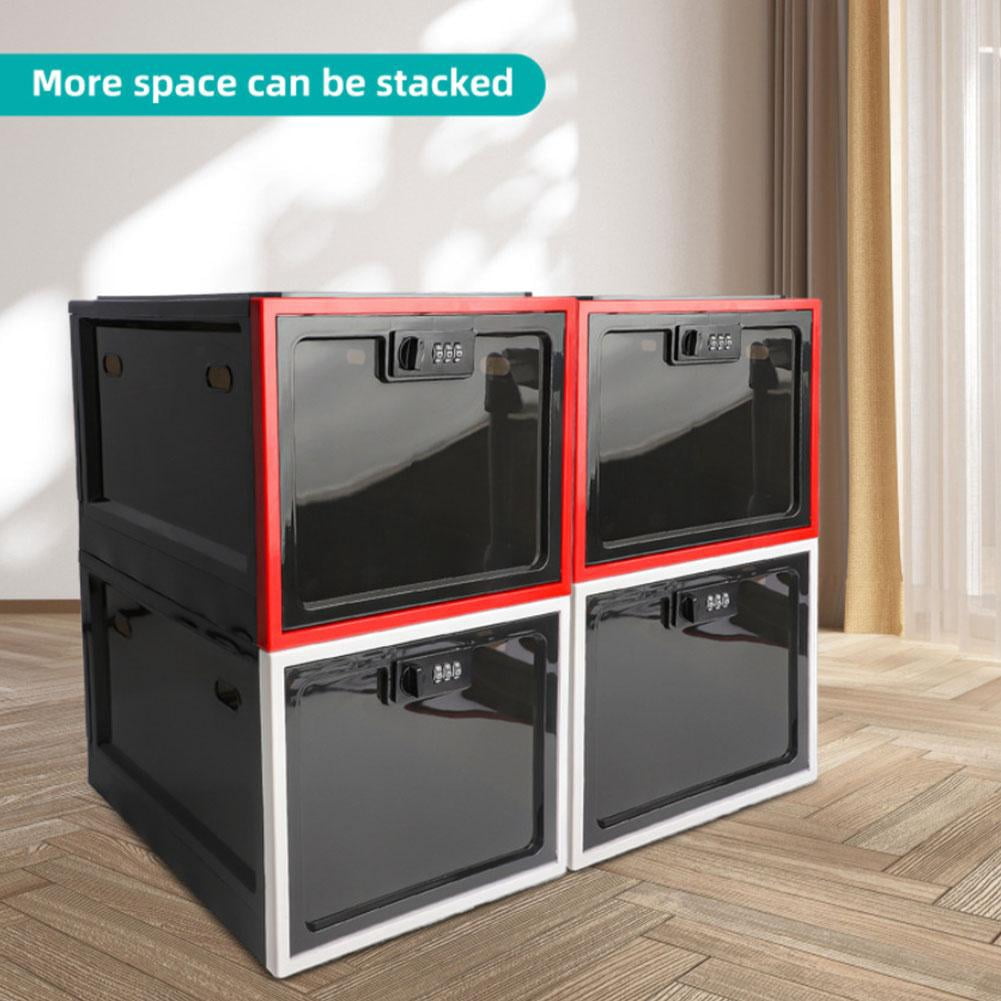 Lockable Clear Storage Box with 3-Digit Combination Lock, 11.9 x 9 x 7.6 Inch - Image 5