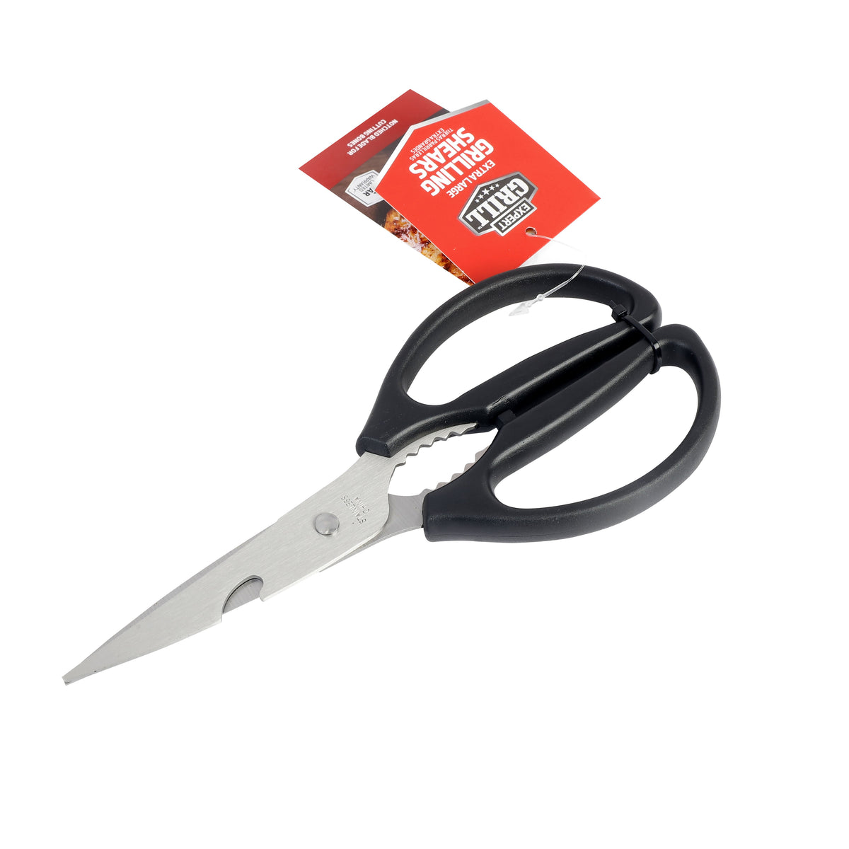Extra Large Grilling Shears with 4-Inch Steel Blade and Ergonomic Handle - Image 4