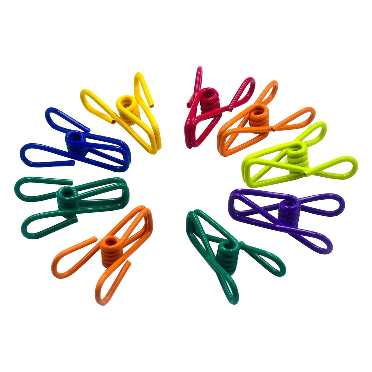 Chip Bag Clips, 10-Pack Coated Steel Food Sealing Clips, Assorted Colors, 1.97 Inch - Image 4