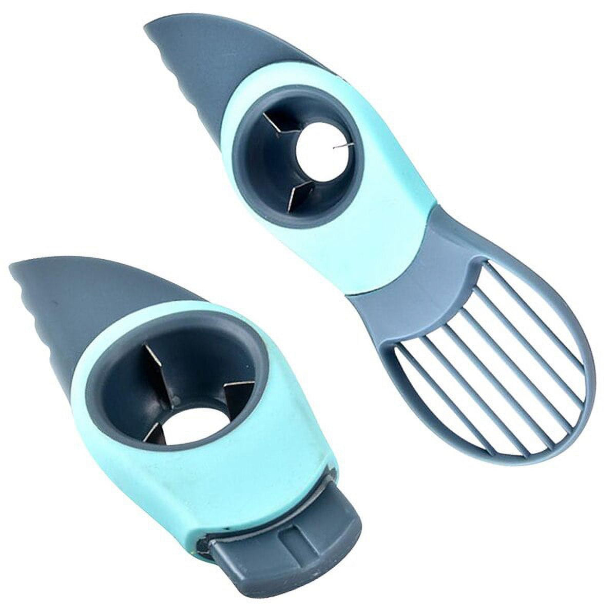 3-in-1 Avocado Slicer with Pitter and Splitter, Food-Grade Plastic and Stainless Steel