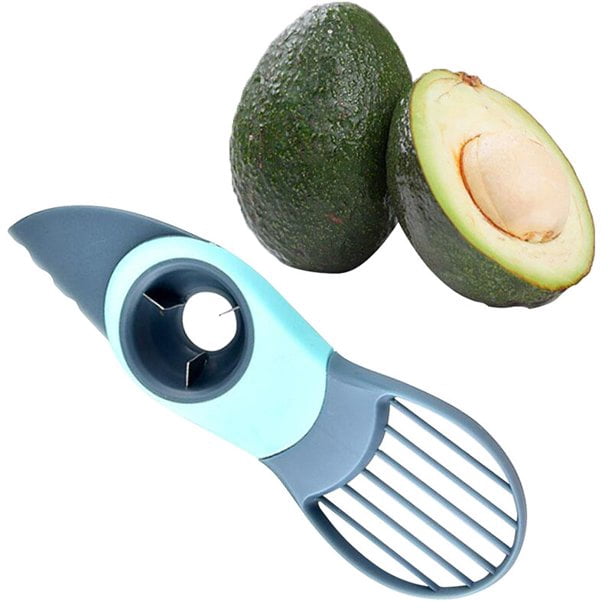 3-in-1 Avocado Slicer with Pitter and Splitter, Food-Grade Plastic and Stainless Steel - Image 2