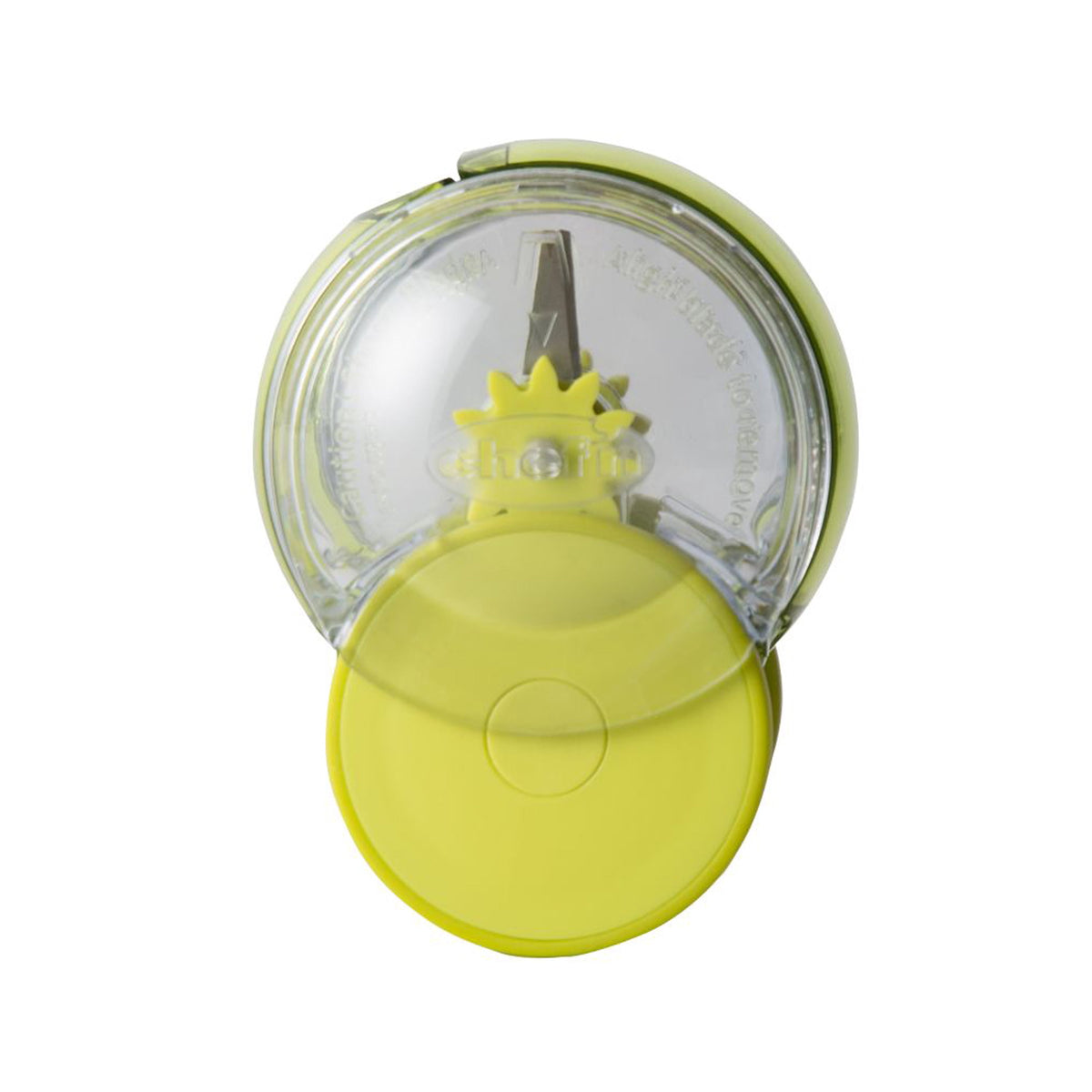 Rolling Garlic Chopper, Green Wheeled Mincer with Removable Blade Compartment - Image 4