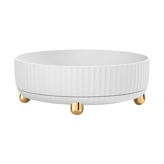 Lazy Susan Turntable, 8.6 Inch Rotating Plastic Organizer for Cabinets and Countertops
