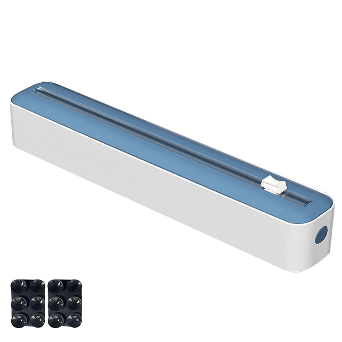 Plastic Wrap Dispenser with Cutter, Wall-Mounted Cling Film and Foil Cutter Box